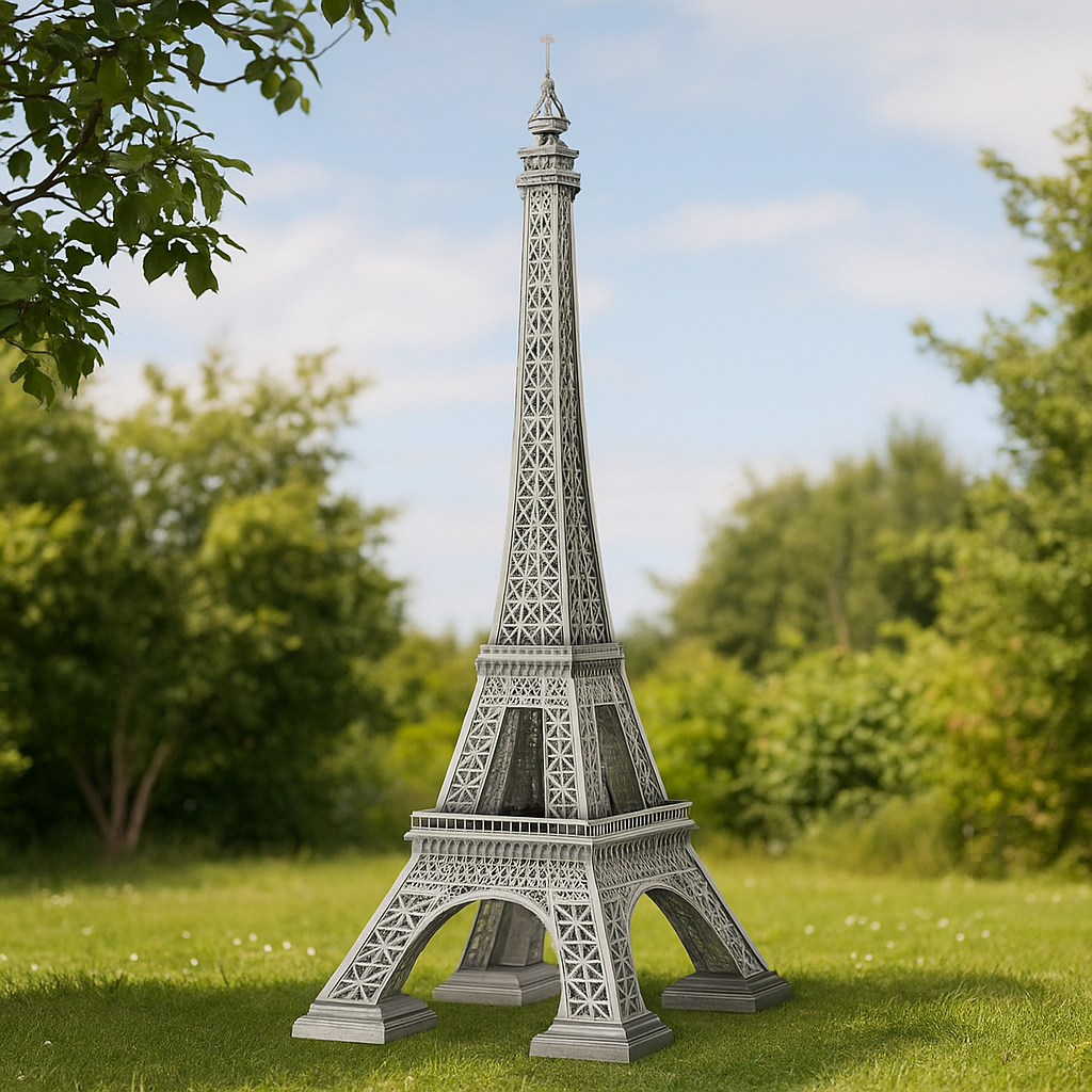 Puzzle 3D tour Eiffel argentée