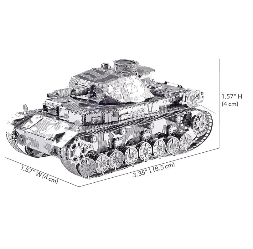 Puzzle 3D en métal char allemand Panzer IV