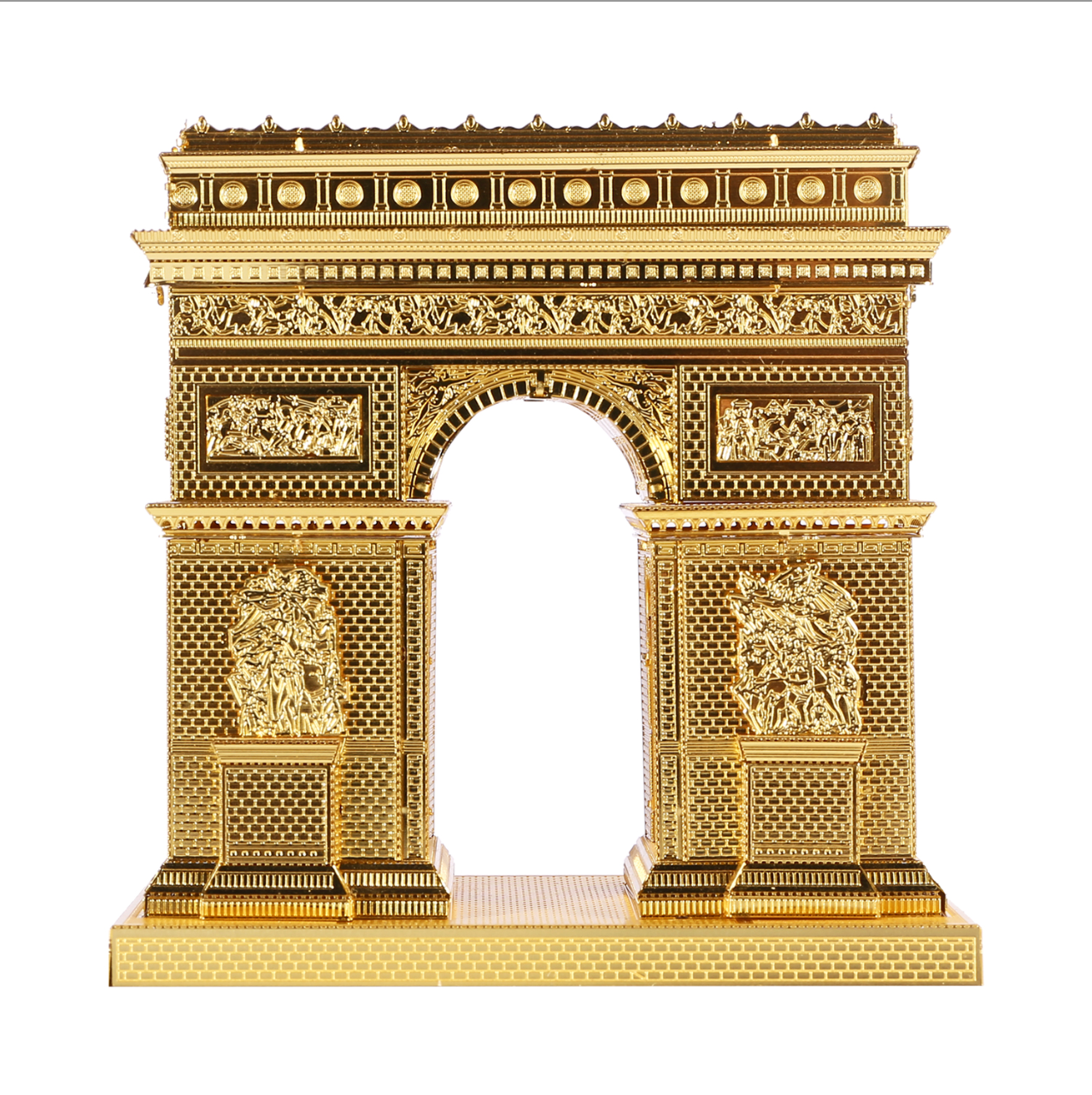 Puzzle 3D en métal Arc de Triomphe doré