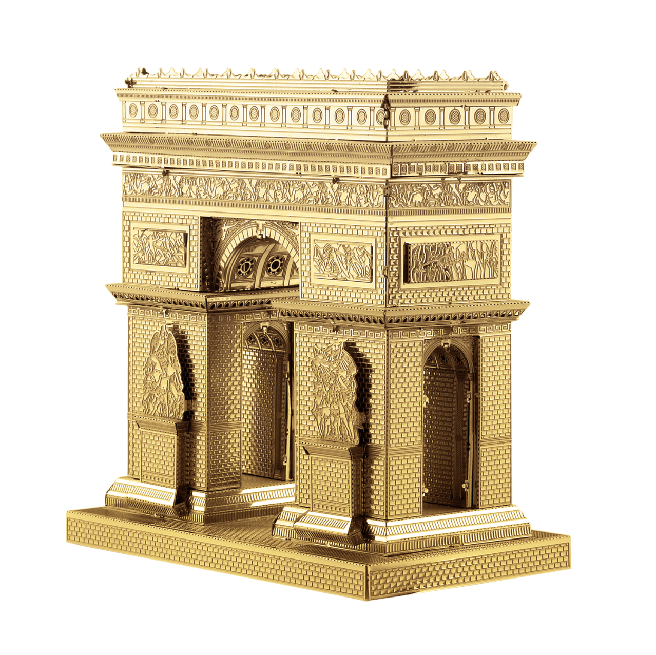 Puzzle 3D en métal Arc de Triomphe doré