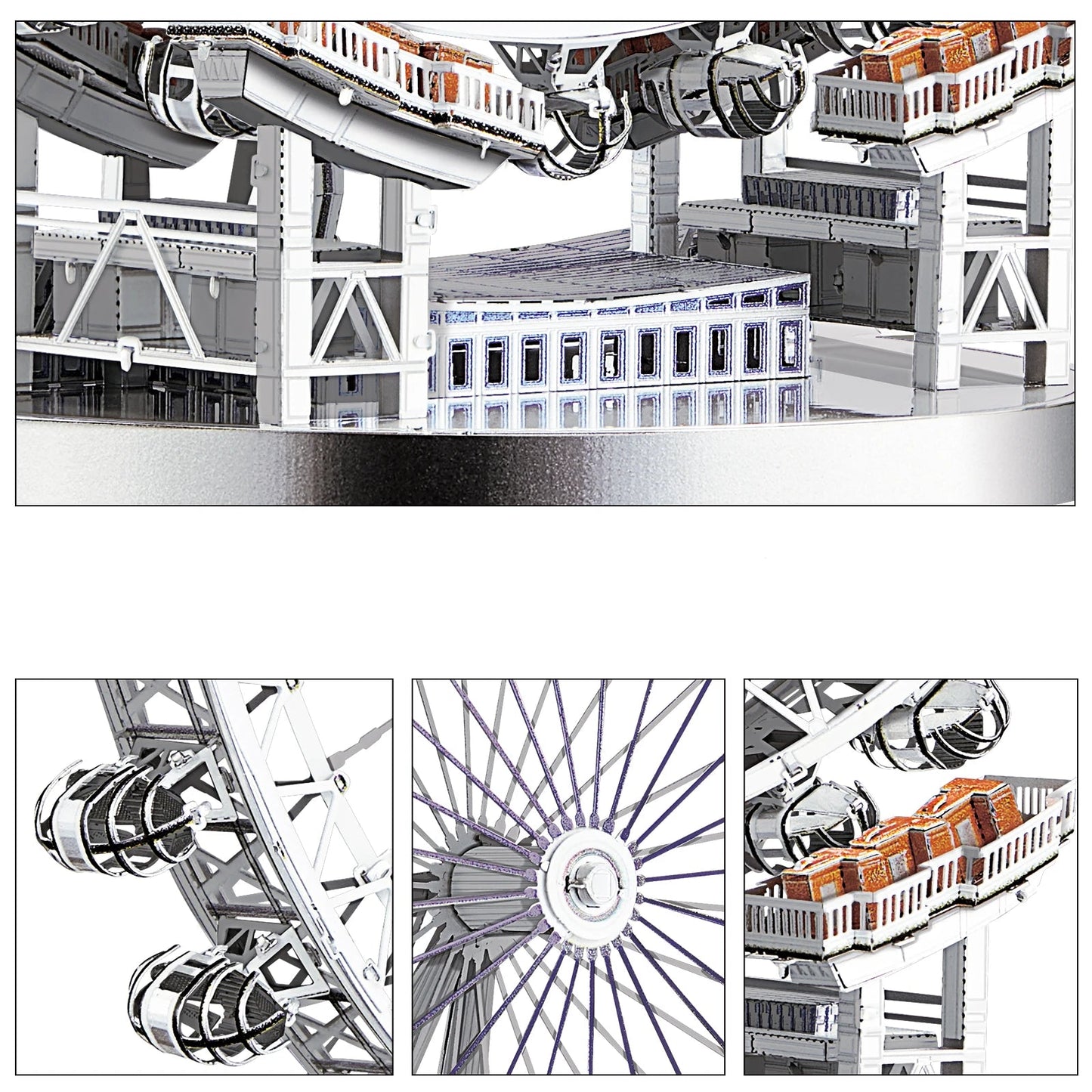 Puzzle 3D en métal London Eye