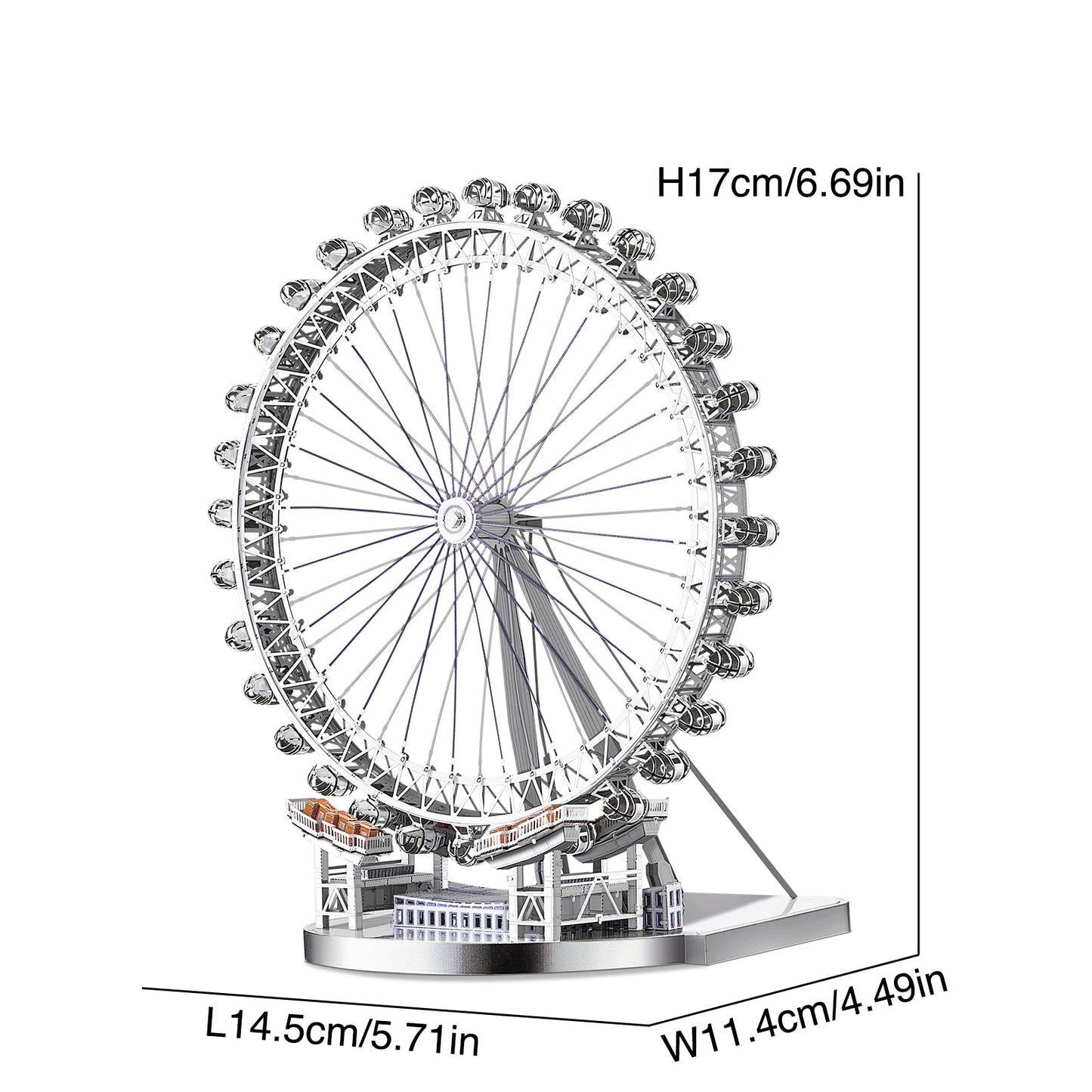 Puzzle 3D en métal London Eye