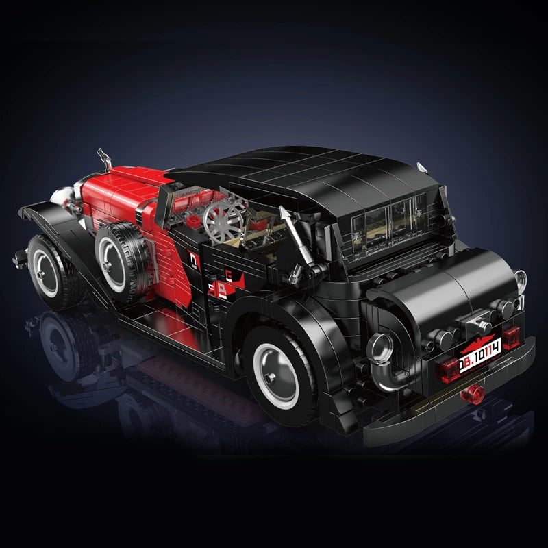 Jeu de construction voiture vintage rouge - 1308 pièces
