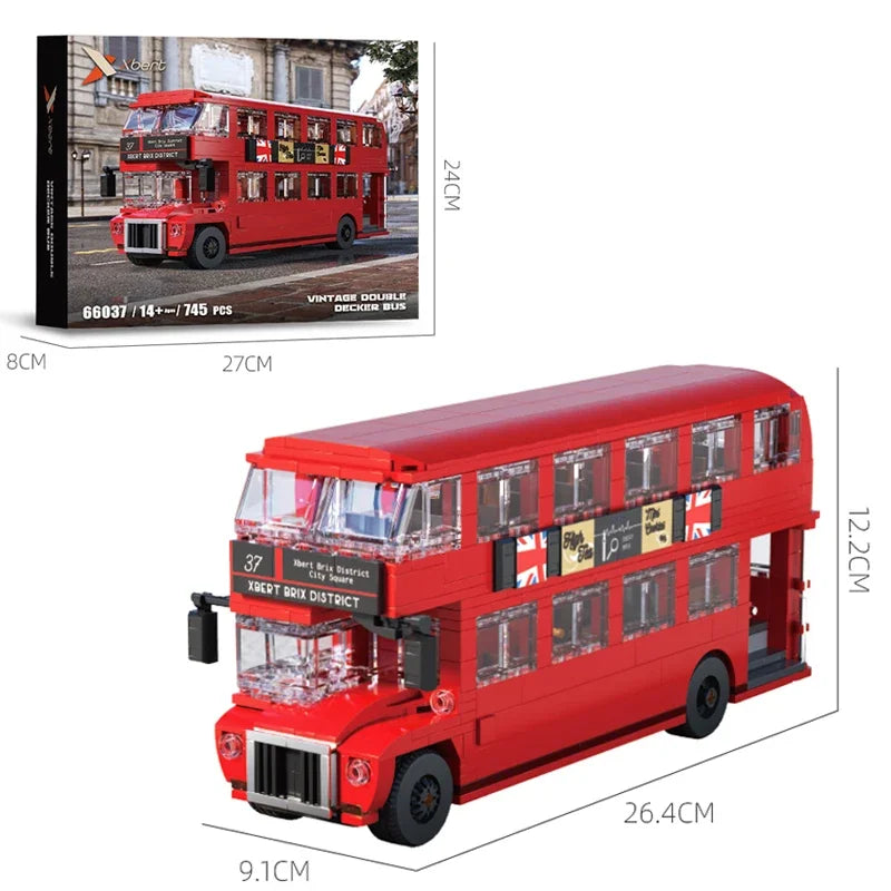 Jeu de construction bus Londres - 745 pièces