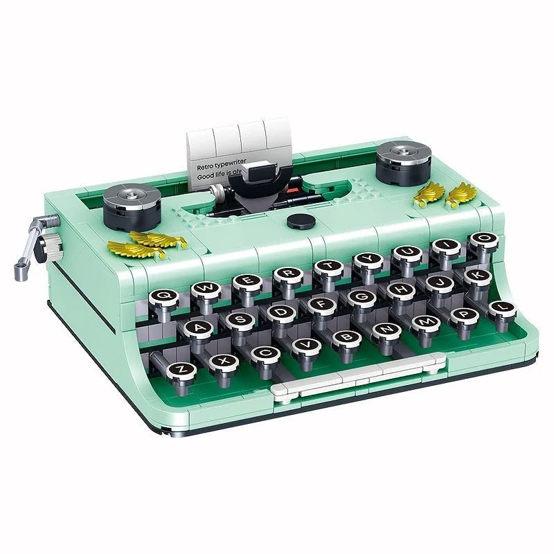 Jeux de construction - Machine à écrire à assembler