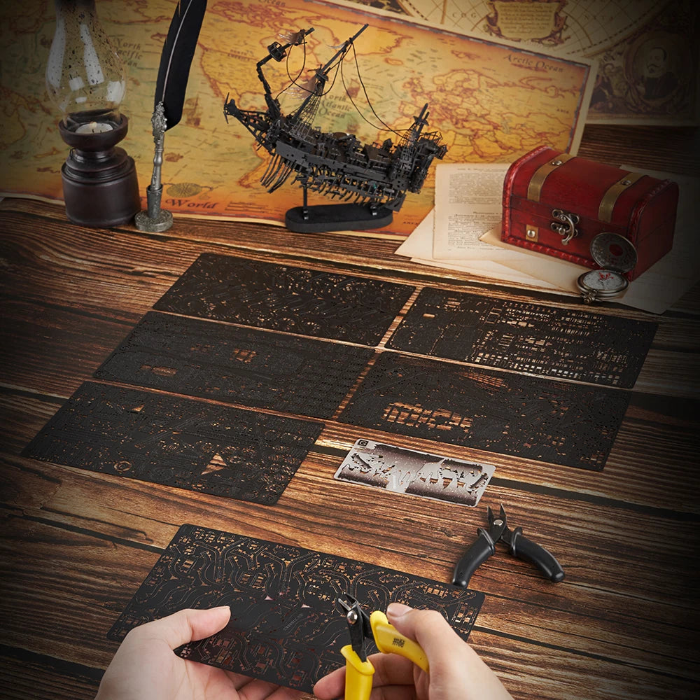 Puzzle 3D en métal Bateau fantôme