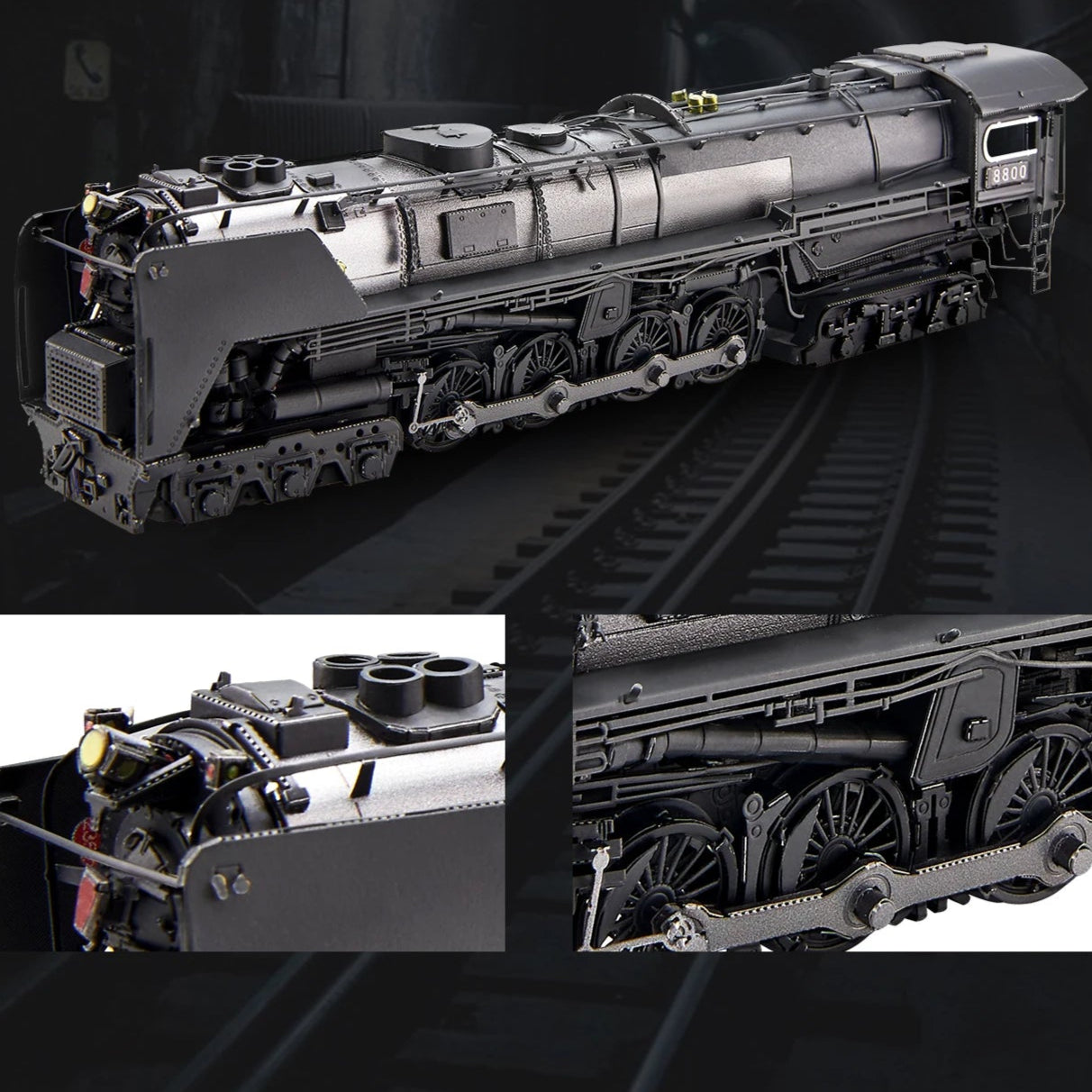 Puzzle 3D en métal Locomotive S-2