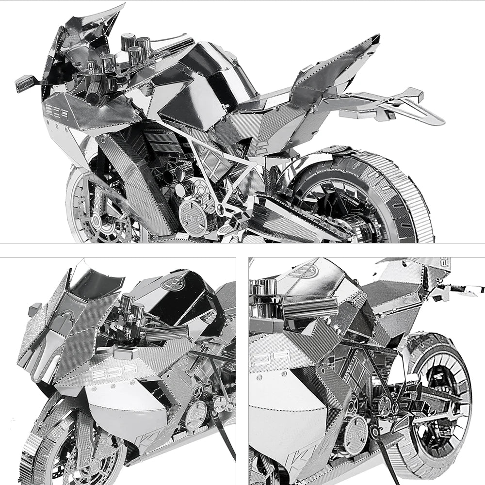 Puzzle 3D en métal Moto de course