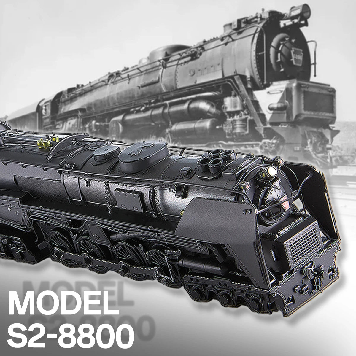 Puzzle 3D en métal Locomotive S-2