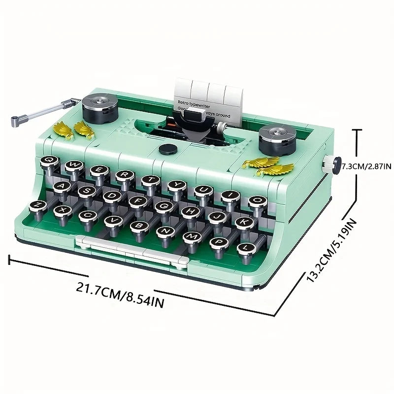 Jeux de construction - Machine à écrire à assembler