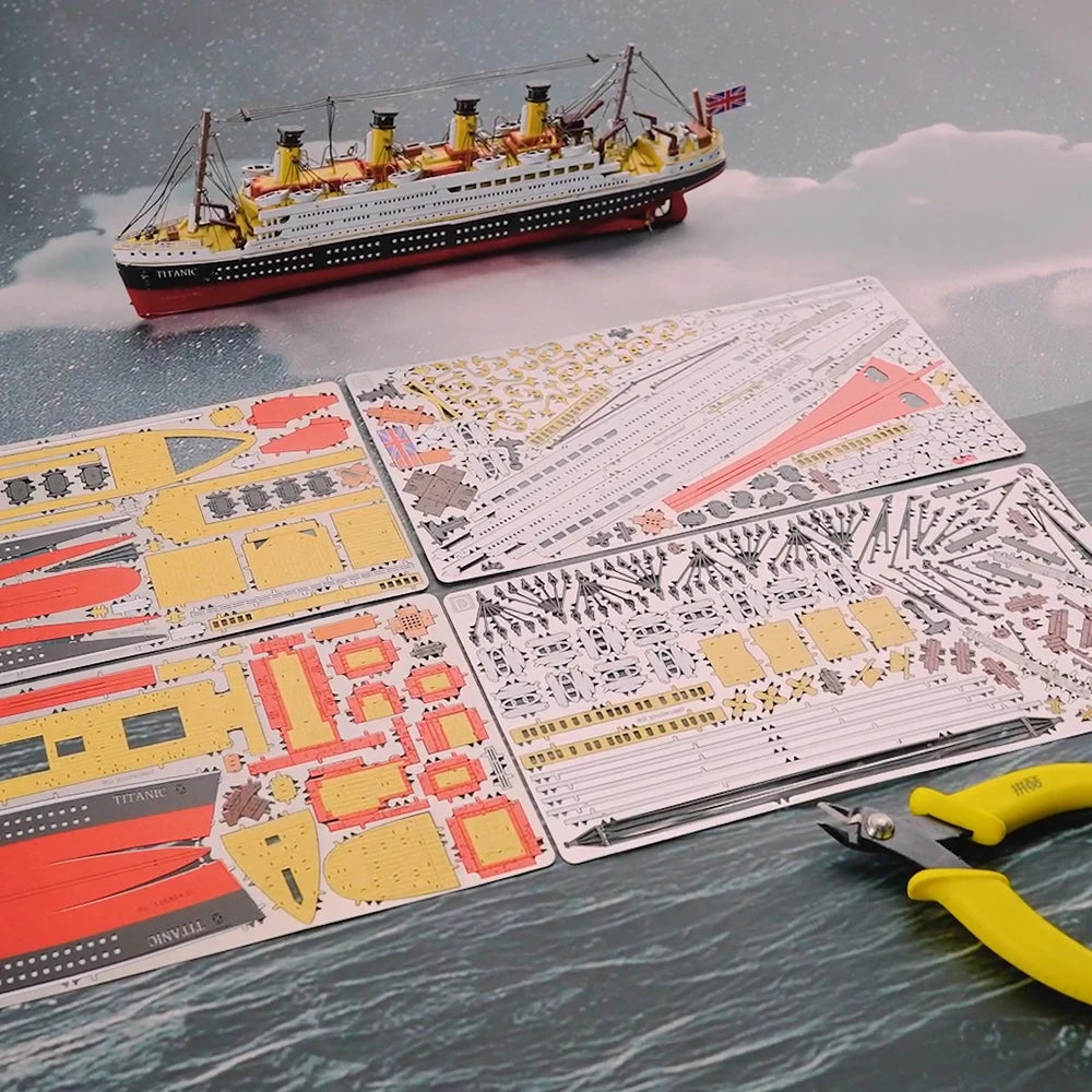 Puzzle 3D métal Bateau Titanic