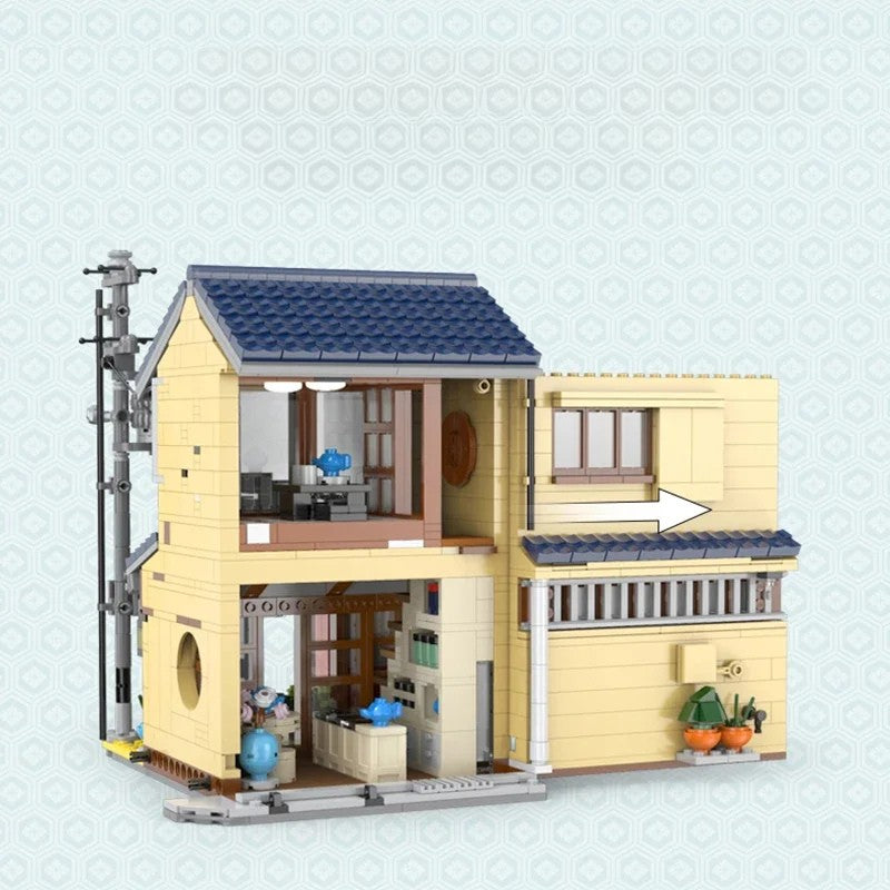 Jeu de construction maison japonaise – Maquette 1200 pièces à monter