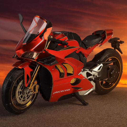 Puzzle 3D en métal Moto
