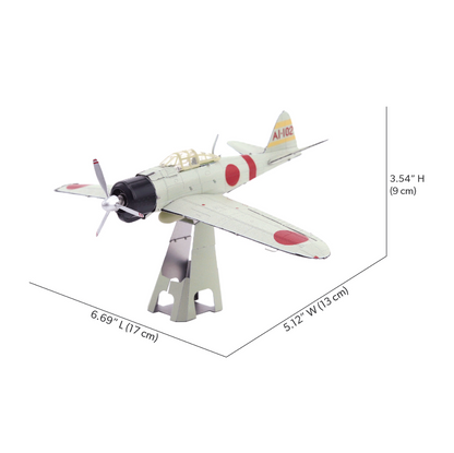 Maquette avion à construire de chasse A6M Zero