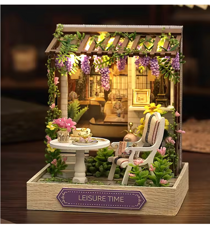 Maison miniature DIY - Moment de détente