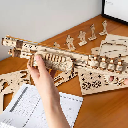 Puzzle 3D bois fusil à pompe