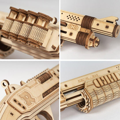 Puzzle 3D bois fusil à pompe