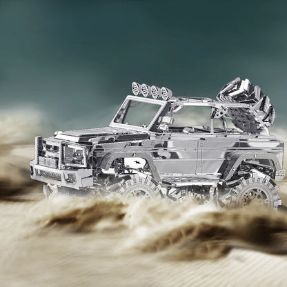 Puzzle 3d voiture tout terrain en métal