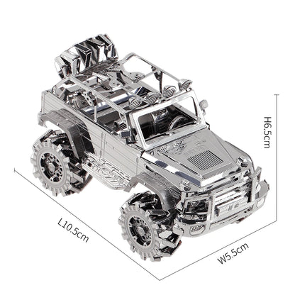 Puzzle 3d voiture tout terrain en métal