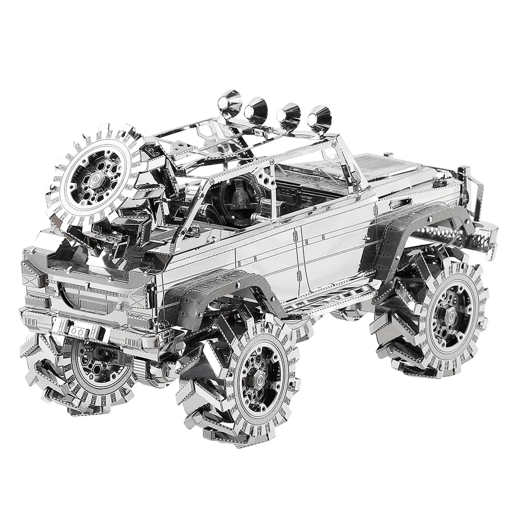 Puzzle 3d voiture tout terrain en métal