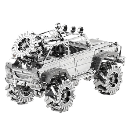 Puzzle 3d voiture tout terrain en métal