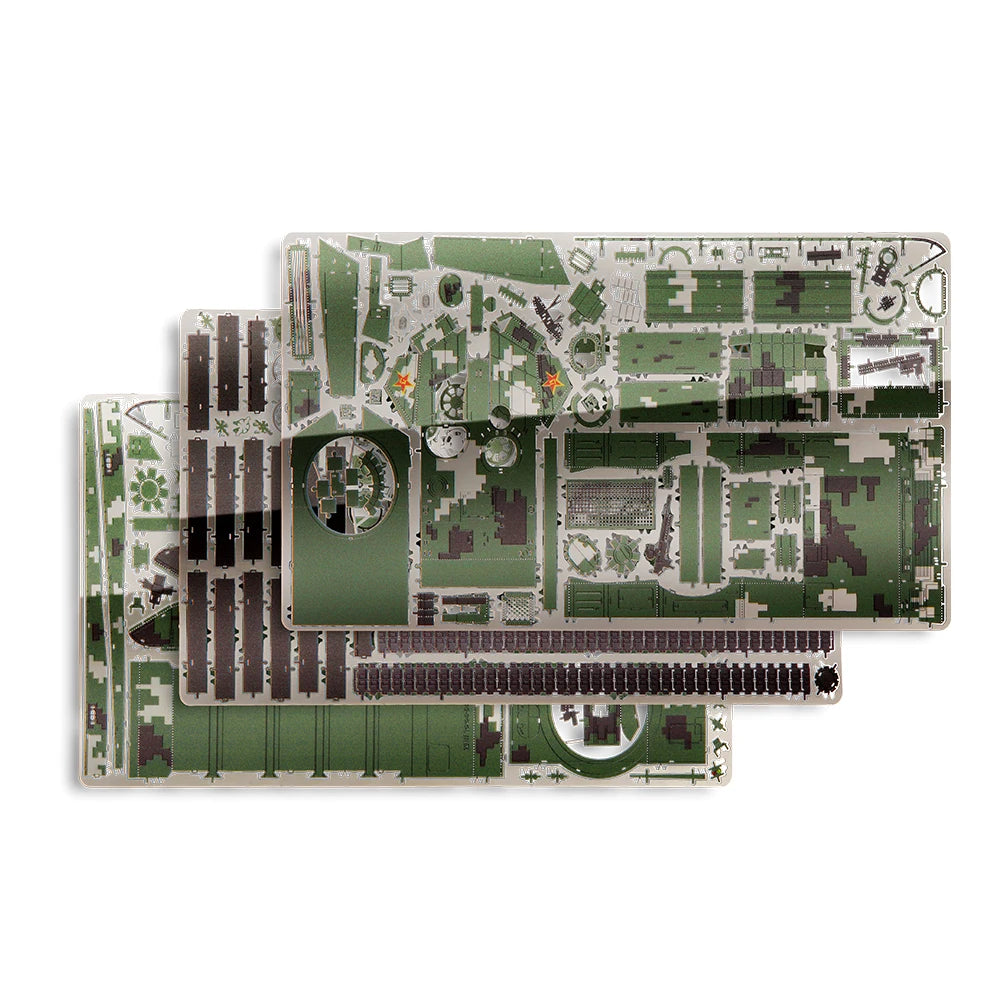 Puzzle 3D en métal Char de combat