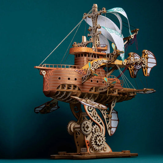 Puzzle 3D bois Bateau Fantaisie