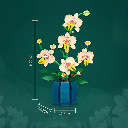 Jeu de construction orchidée – 606 pièces