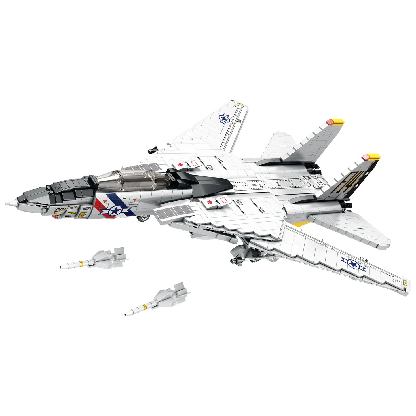 Jeux de construction Adulte - Avion de chasse à assembler