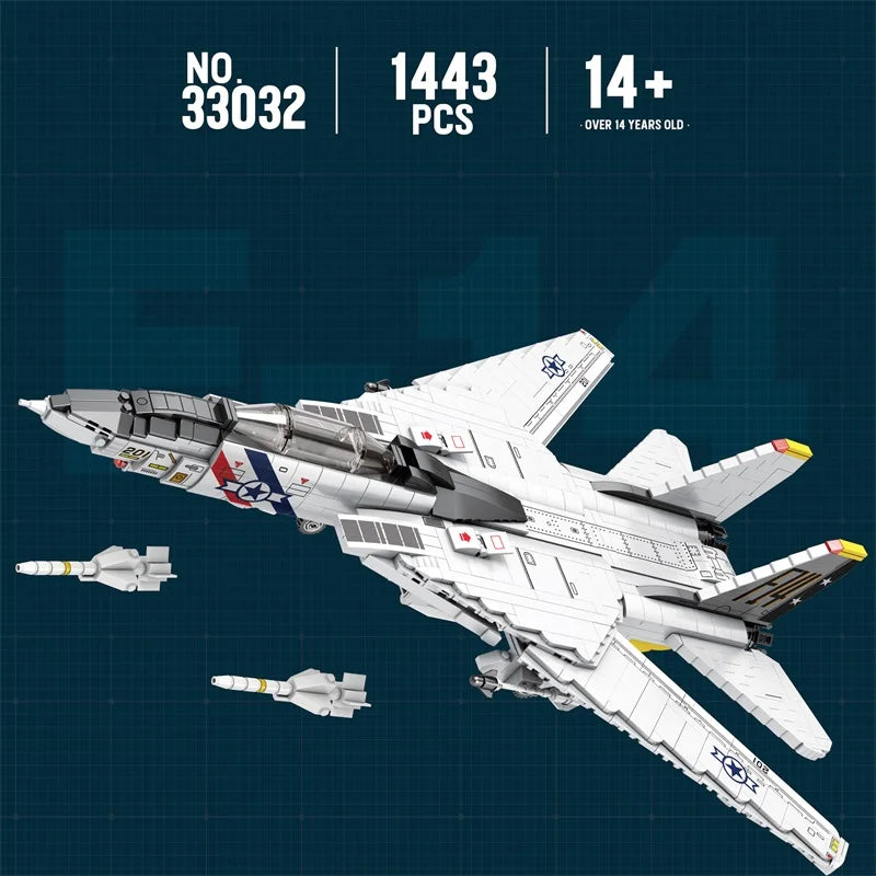 Jeux de construction Adulte - Avion de chasse à assembler