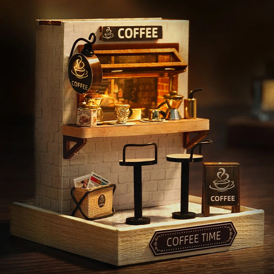 Maison miniature DIY - Café chez Louis