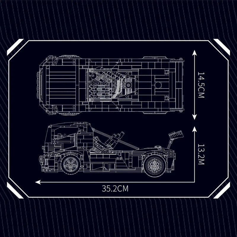 Jeux de construction - Camion de Compétition à assembler
