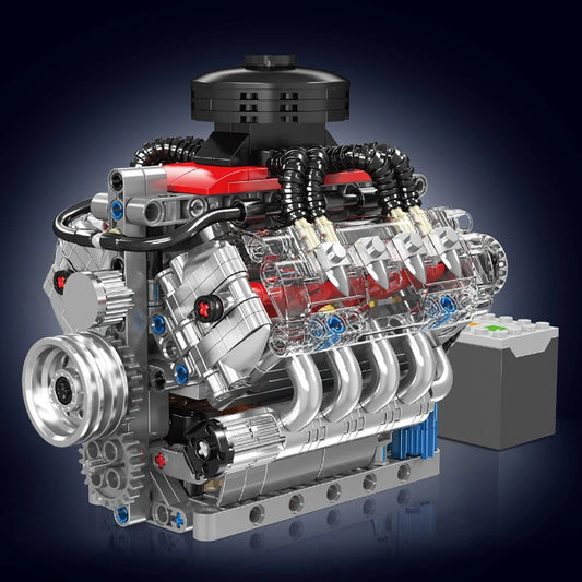 Jeux de construction adulte moteur v8