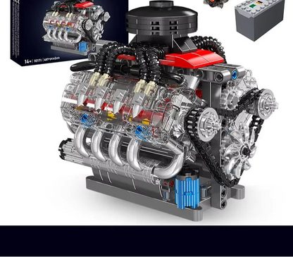 Jeux de construction adulte moteur v8