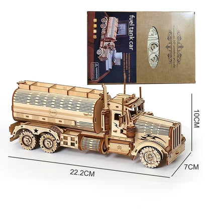 Puzzle 3D Bois Camion poids lourd