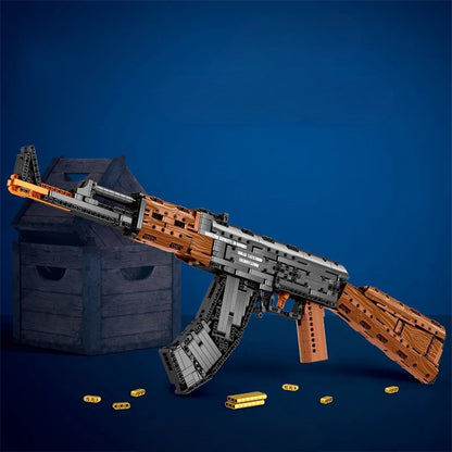Jeu de construction - Réplique AK47 en blocs