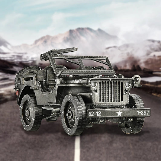 Puzzle 3D en métal voiture militaire