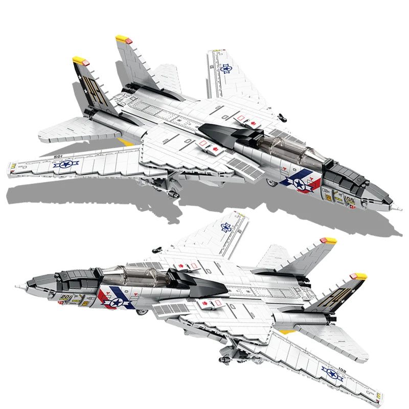 Jeux de construction Adulte - Avion de chasse à assembler