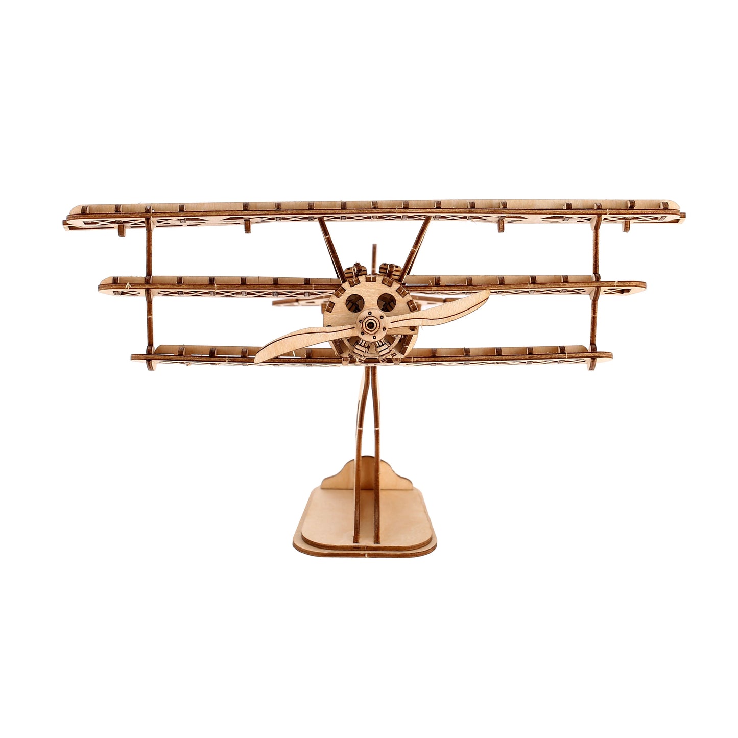 Puzzle 3d bois avion a hélice