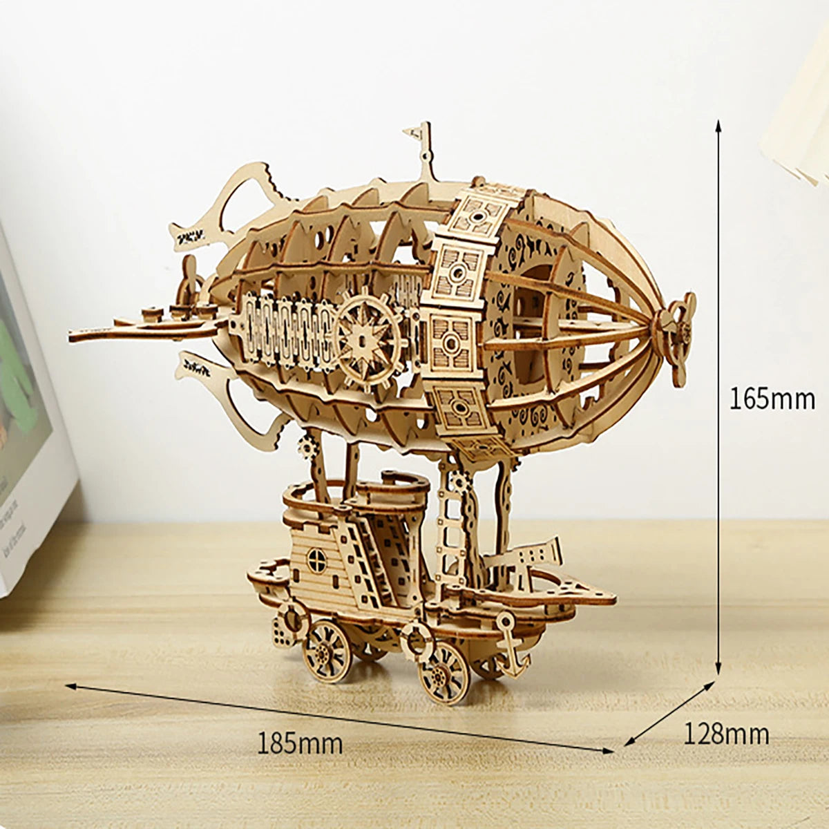 Puzzle 3d bois ballon dirigeable