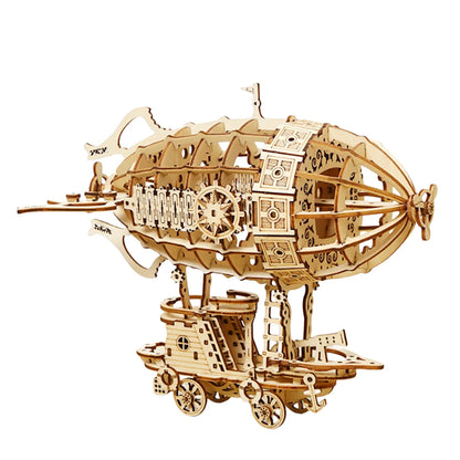 Puzzle 3d bois ballon dirigeable