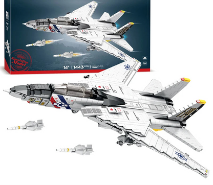 Jeux de construction Adulte - Avion de chasse à assembler