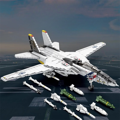 Jeux de construction Adulte - Avion de chasse à assembler