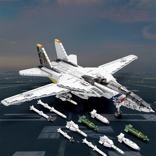 Jeux de construction Adulte - Avion de chasse à assembler
