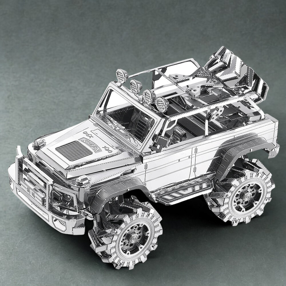 Puzzle 3d voiture tout terrain en métal