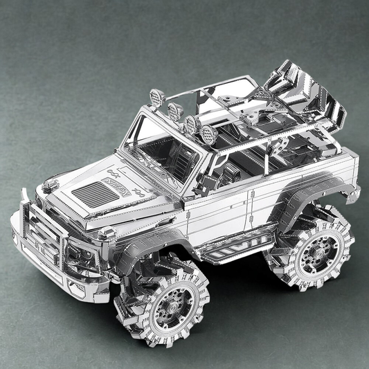 Puzzle 3d voiture tout terrain en métal