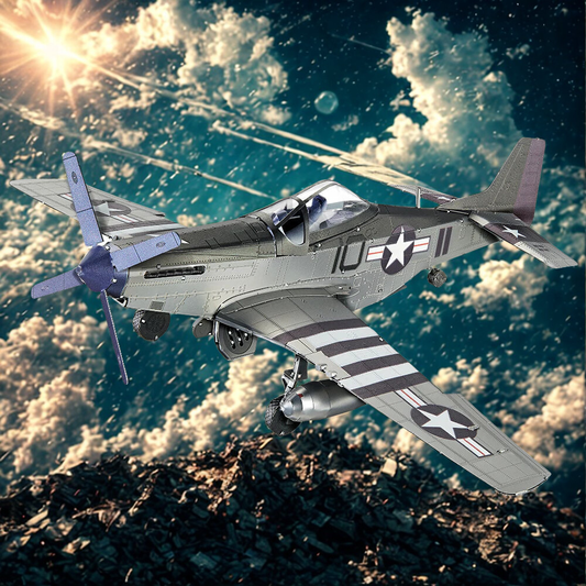 Maquette avion à construire - Avion de chasse P51