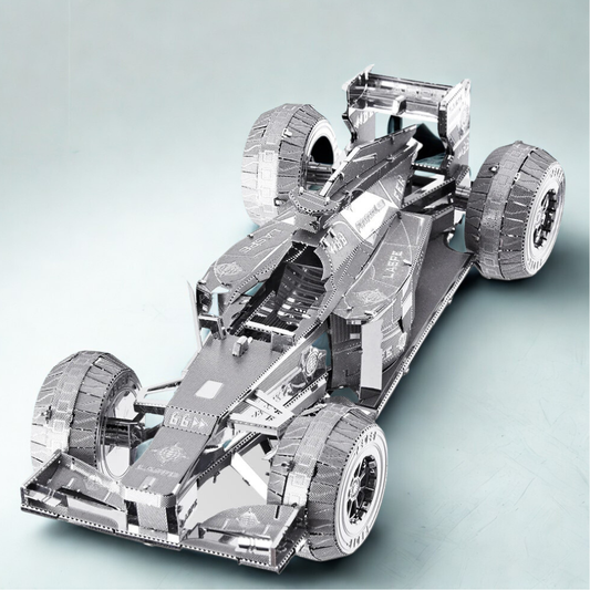 Puzzle 3d voiture monoplace de course en métal